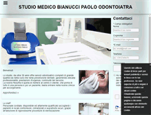 Tablet Screenshot of paolobianucci.com